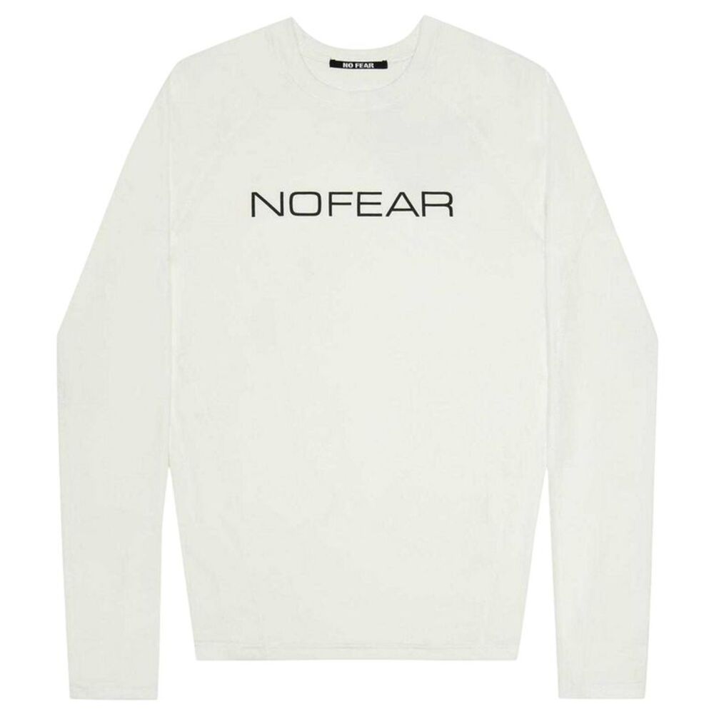 No Fear Mens Logo  Long-Sleeved T-Shirt / White